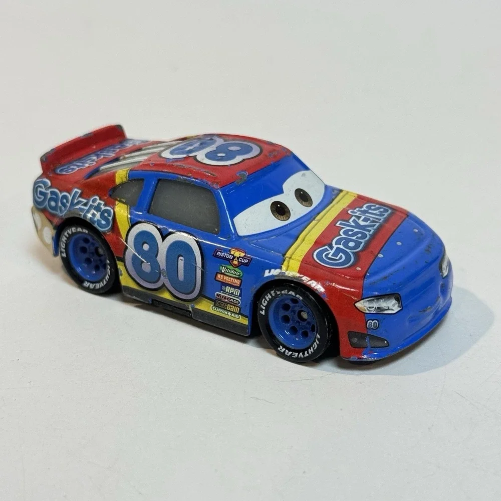 Disney Pixar Mattel Cars Character Gask-its #80 Loose Race Car GUC